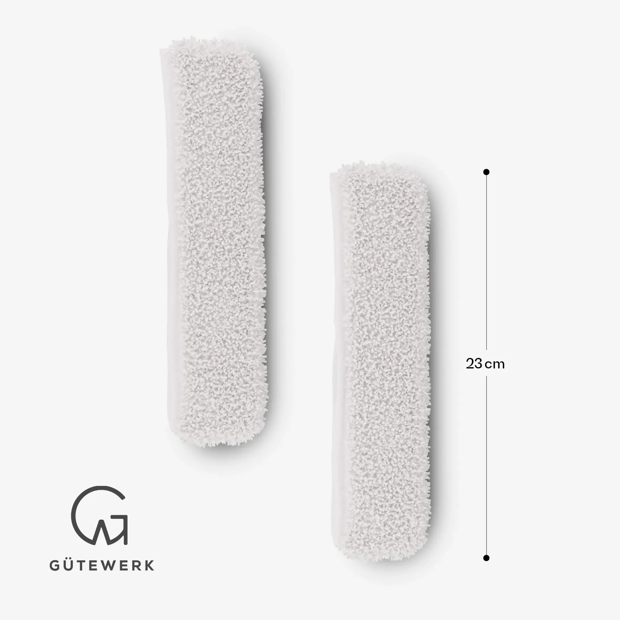 Klarstein / Gütewerk – 2× Mikrofaser-Überzug für Fensterwischer & Reinigung